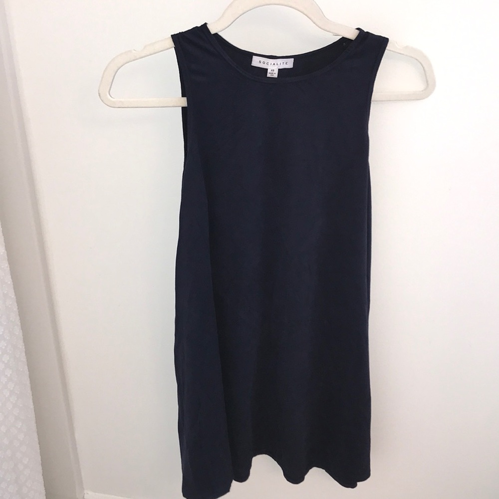 Socialite Faux Suede Mini Dress